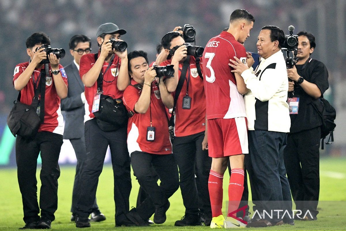 Prabowo Bersyukur: Timnas Menang atas China, Insha Allah Lolos ke Piala Dunia!